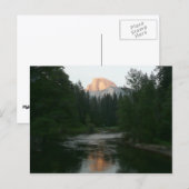 Halve Dome Sunset in Yosemite National Park Briefkaart (Voorkant / Achterkant)