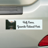 Halve Dome Sunset in Yosemite National Park Bumpersticker (Op auto)