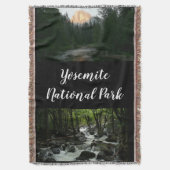 Halve Dome Sunset in Yosemite National Park Deken (Voorkant Verticaal)