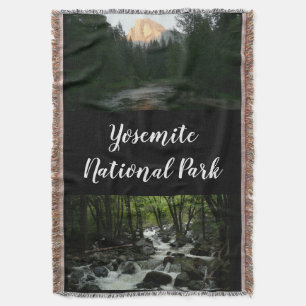 Halve Dome Sunset in Yosemite National Park Deken