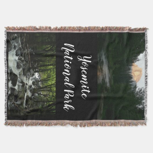 Halve Dome Sunset in Yosemite National Park Deken (Voorkant)