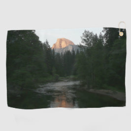Halve Dome Sunset in Yosemite National Park Golfhanddoek