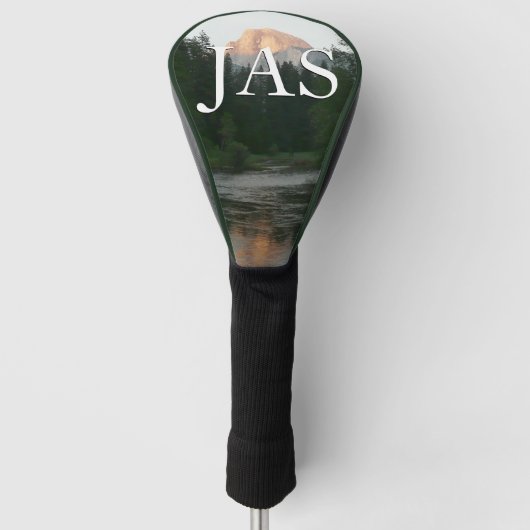 Halve Dome Sunset in Yosemite National Park Golfheadcover (Voorkant)