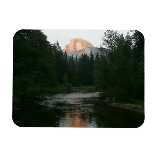 Halve Dome Sunset in Yosemite National Park Magneet (Horizontaal)