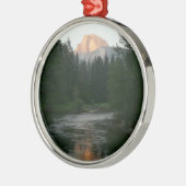 Halve Dome Sunset in Yosemite National Park Metalen Ornament (Links)