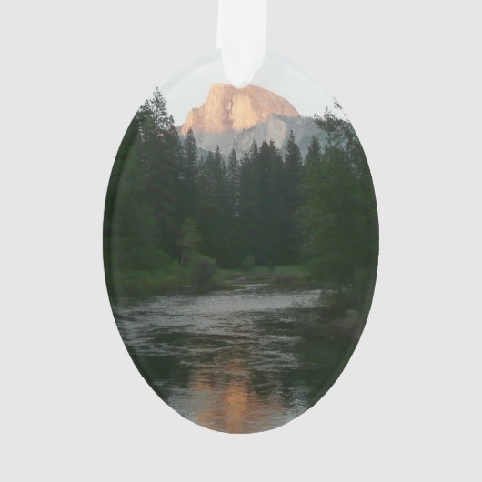 Halve Dome Sunset in Yosemite National Park Ornament (achterkant)