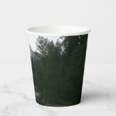 Halve Dome Sunset in Yosemite National Park Papieren Bekers (Achterkant)