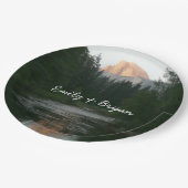 Halve Dome Sunset in Yosemite National Park Papieren Bordje (Gekanteld)