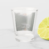 Halve Dome Sunset in Yosemite National Park Shot Glas (Achterkant)