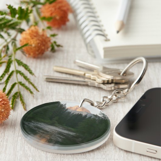 Halve Dome Sunset in Yosemite National Park Sleutelhanger (Voorkant Rechts)