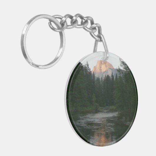 Halve Dome Sunset in Yosemite National Park Sleutelhanger (Voorkant Links)