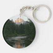 Halve Dome Sunset in Yosemite National Park Sleutelhanger (Achterkant)