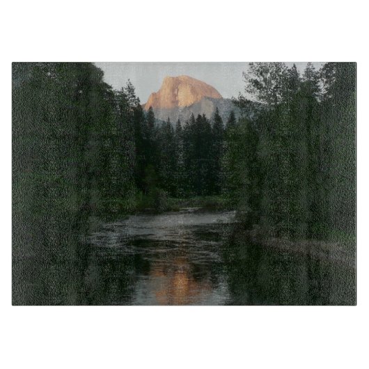 Halve Dome Sunset in Yosemite National Park Snijplank (Voorkant)