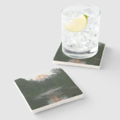 Halve Dome Sunset in Yosemite National Park Stenen Onderzetter (Zijkant)