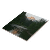 Halve Dome Sunset in Yosemite National Park Tegeltje (Zijkant)