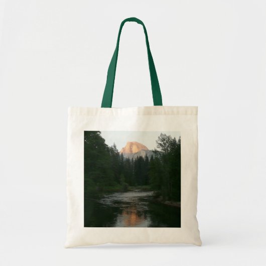 Halve Dome Sunset in Yosemite National Park Tote Bag (Voorkant)