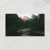Halve Dome Sunset in Yosemite National Park Visitekaartje (Achterkant)