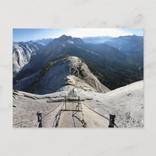 Halve dome uit de kabels - Yosemite Briefkaart (Voorkant)