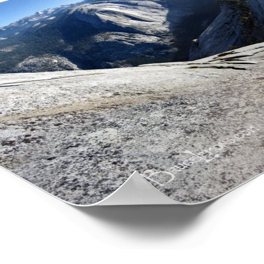 Halve dome uit de kabels - Yosemite Poster (Hoek)