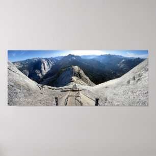Halve dome uit de kabels - Yosemite Poster