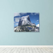 Halve Dome uit Noord-Yosemite Canvas Afdruk (Insitu (Houten vloer))