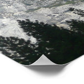 Halve Dome van de zijkant van het Nationaal Park Y Poster (Hoek)