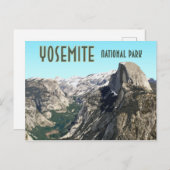 Halve Dome Yosemite National Park  Souvenir Briefkaart (Voorkant / Achterkant)