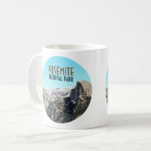 Halve Dome Yosemite National Park Souvenir Koffiemok (Voorkant links)