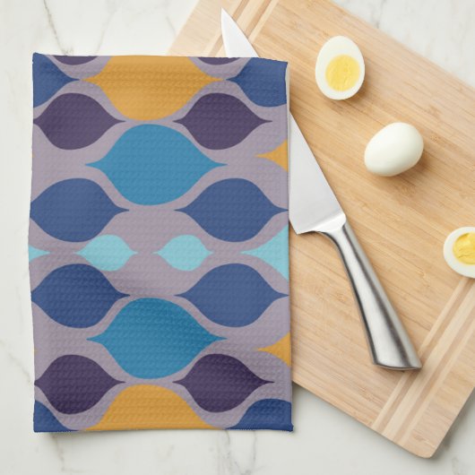 Halve eeuw Geometrische pasta Theedoek (Quarter Fold)