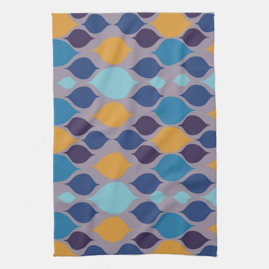 Halve eeuw Geometrische pasta Theedoek (Verticaal)