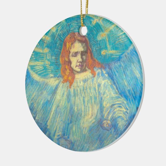 Halve figuur van een engel van Vincent van Gogh Keramisch Ornament (Links)