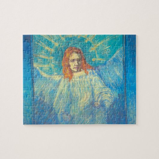 Halve figuur van een engel van Vincent van Gogh Legpuzzel (Horizontaal)