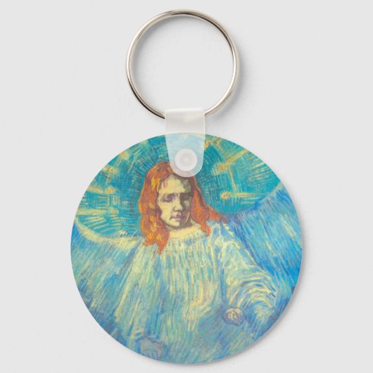 Halve figuur van een engel van Vincent van Gogh Sleutelhanger (Voorkant)