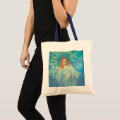 Halve figuur van een engel van Vincent van Gogh Tote Bag (Voorkant (product))