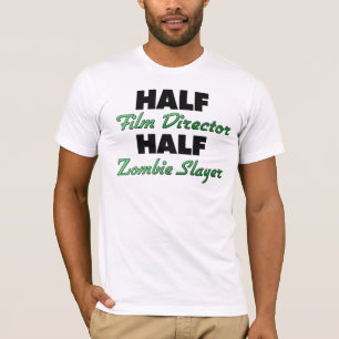 Halve filmregisseur Halve Zombie-laag T-shirt
