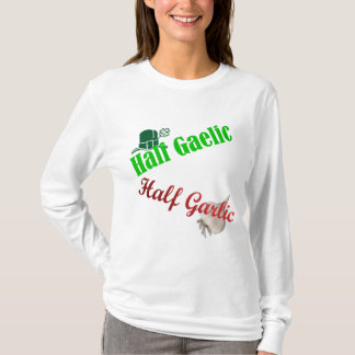 Halve Gaelic/Half Knoflook (het originele) Lang T-shirt