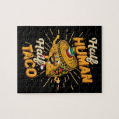 Halve halve maan halve Taco dinsdag Cinco de Mayo Legpuzzel (Horizontaal)