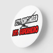 Halve ingenieur ... Half superheld Ronde Klok (Hoek)