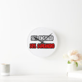 Halve ingenieur ... Half superheld Ronde Klok (Huis)