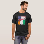 Halve Ivoriaanse vlag |  Ivoorkust - Gift Verenigd T-shirt (Voorkant volledig)