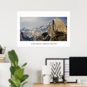 HALVE KOEPEL GEZIEN VANAF GLACIER POINT POSTER (Thuiskantoor)