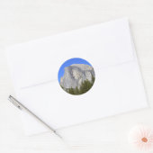 Halve koepel in Yosemite National Park Grote Berg Ronde Sticker (Envelop)