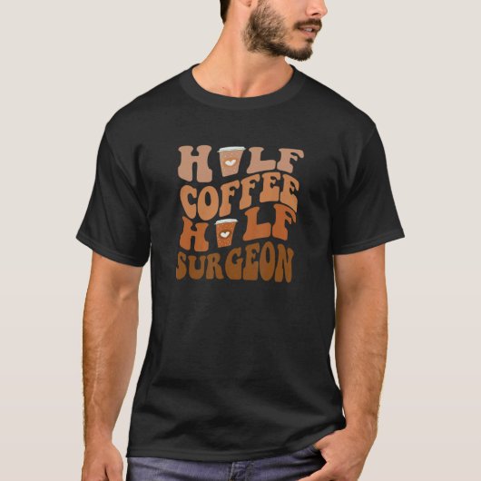 Halve koffee t-shirt (Voorkant)