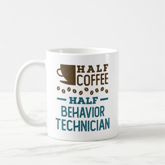 Halve koffie ABA RBT van de Technicus van het Halv Koffiemok (Links)