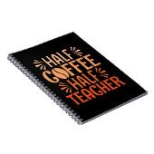 Halve koffie halve leraar notitieboek (Rechterzijde)