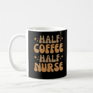 Halve koffie koffiemok