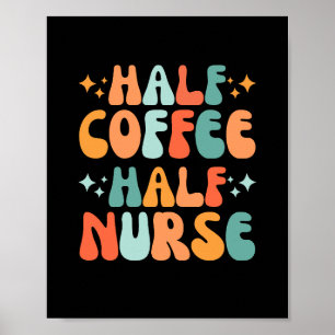  halve koffie poster