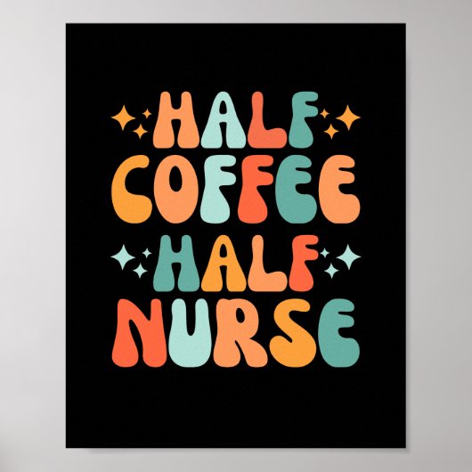  halve koffie poster (Voorkant)