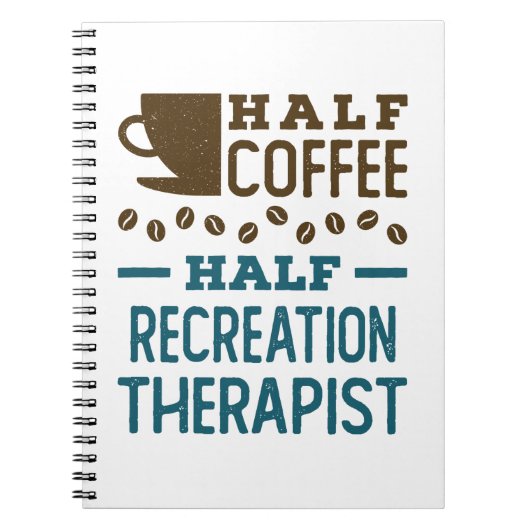 Halve koffie Therapist Notitieboek (Voorkant)