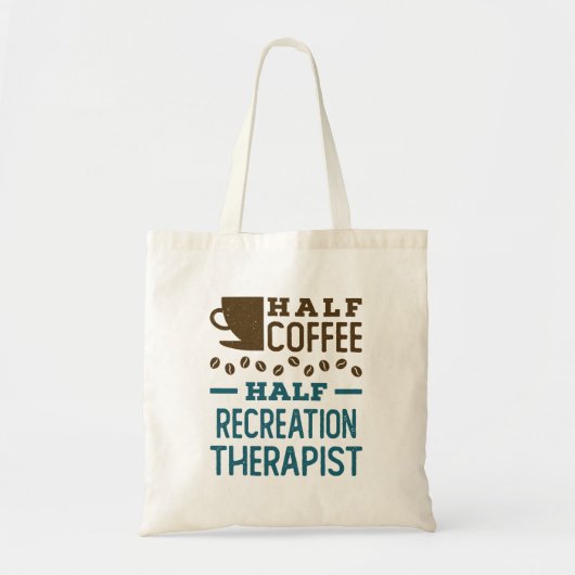 Halve koffie Therapist Tote Bag (Voorkant)